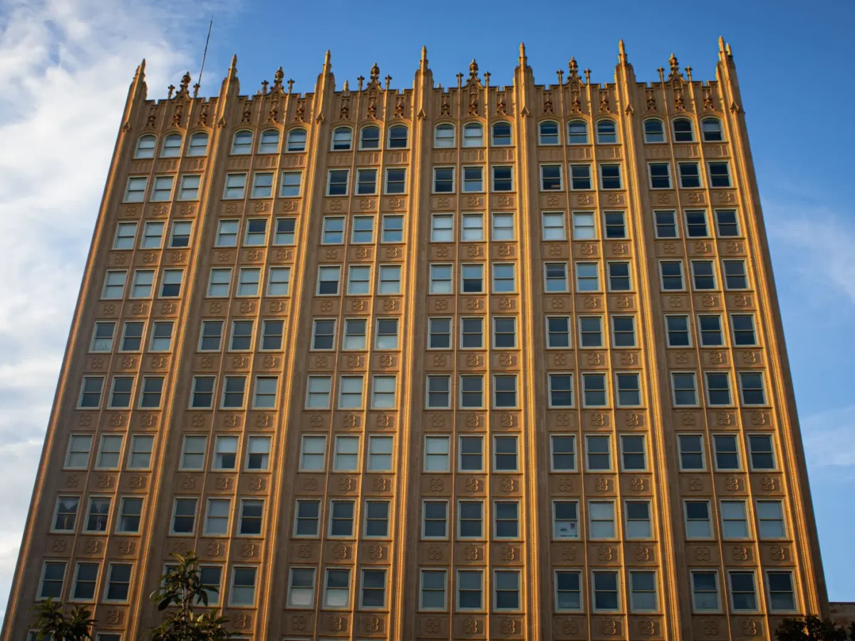 Historic high-rise building in downtown Midland, Texas