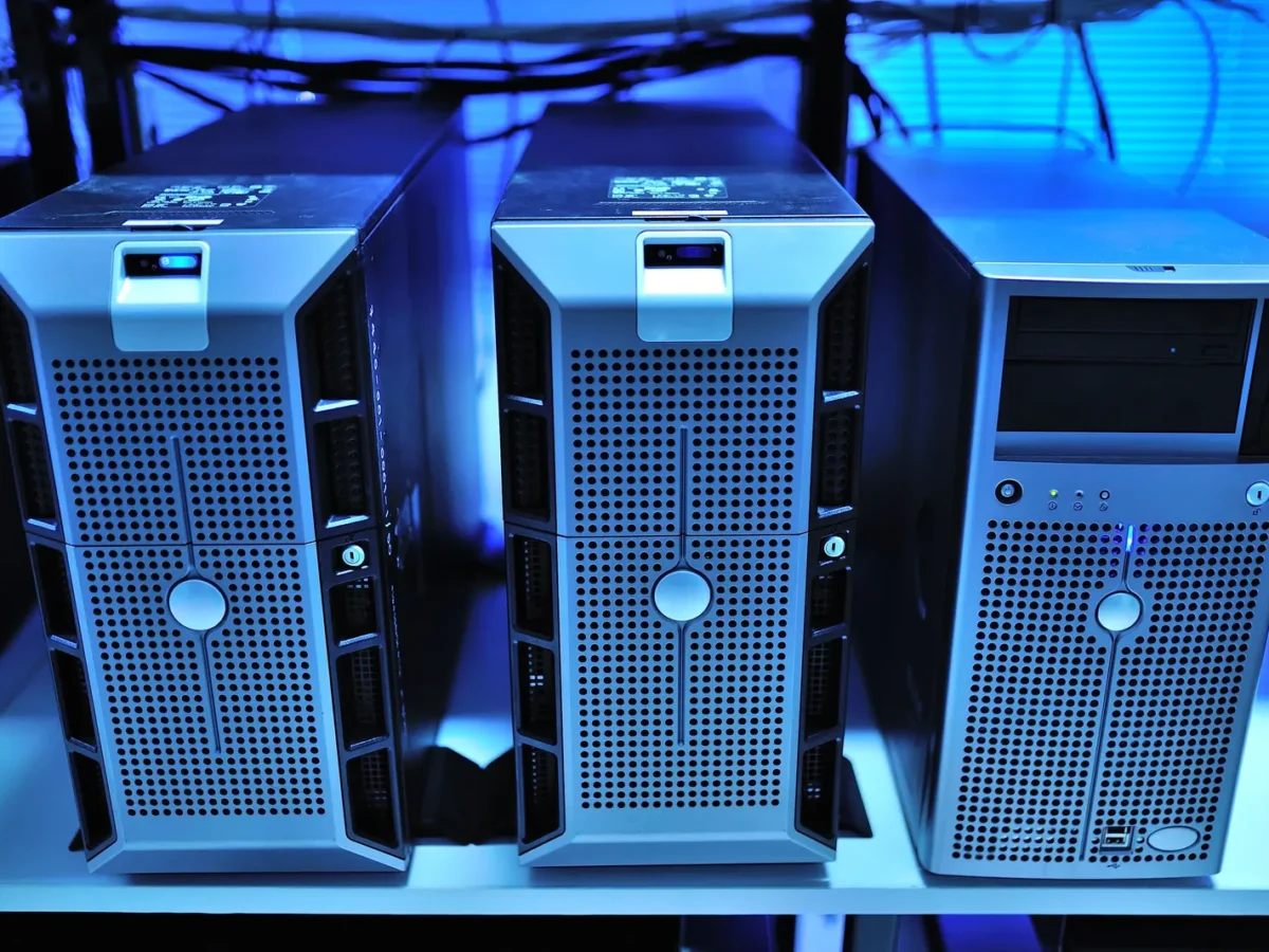 Servers in a data center